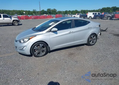 2014 Hyundai Elantra Sport from USA, damaged, VIN KMHDH4AH2EU038184